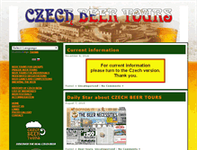 Tablet Screenshot of czech-beer-tours.svethostingu.cz